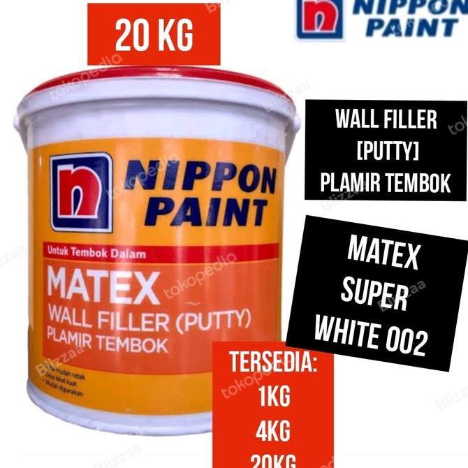 Dempul Matex 20Kg Plamir Matex 20Kg Wall Putty Super White Nippon Paint
