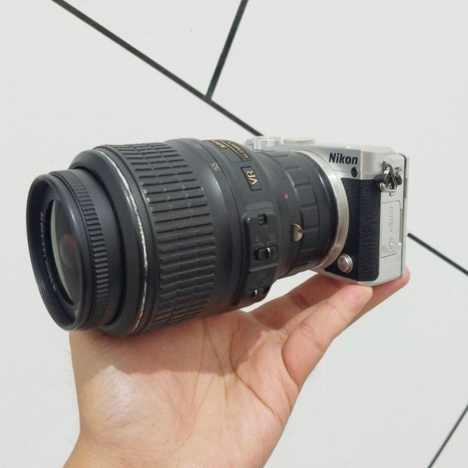 MIRRORLESS NIKON J5 + LENS KIT NIKON 18 55MM WIFI SIAP PAKAI