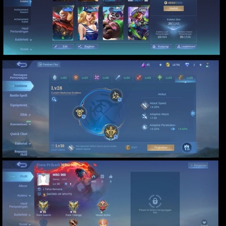Akun MLBB Murah Aman Dan Berbagai Skin