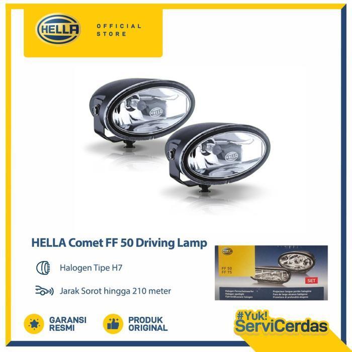 HELLA LAMPU MOBIL DRIVING LAMP FF 50 - LAMPU SOROT MOBIL PREMIUM UNTUK SEMUA TIPE MOBIL ORIGINAL DAN