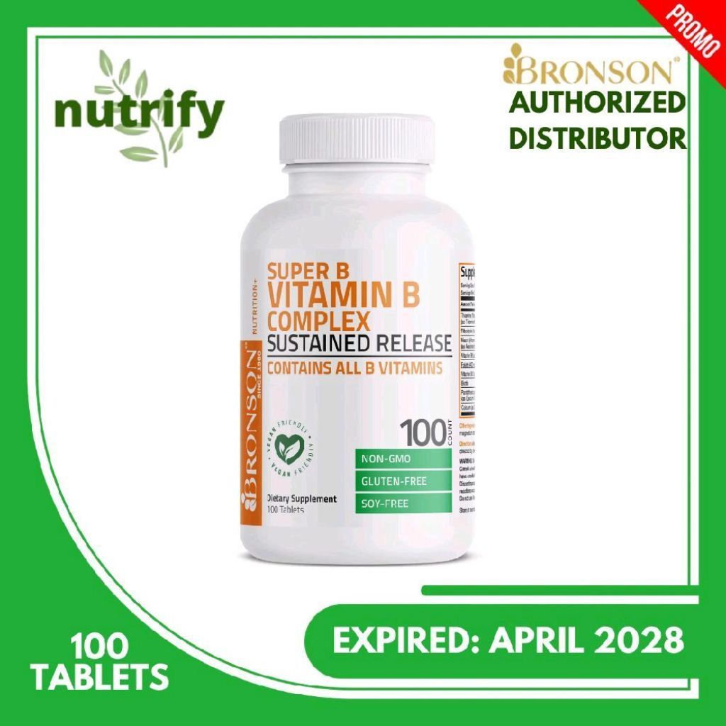 Bronson B Complex Sustained Release 100 Tablet