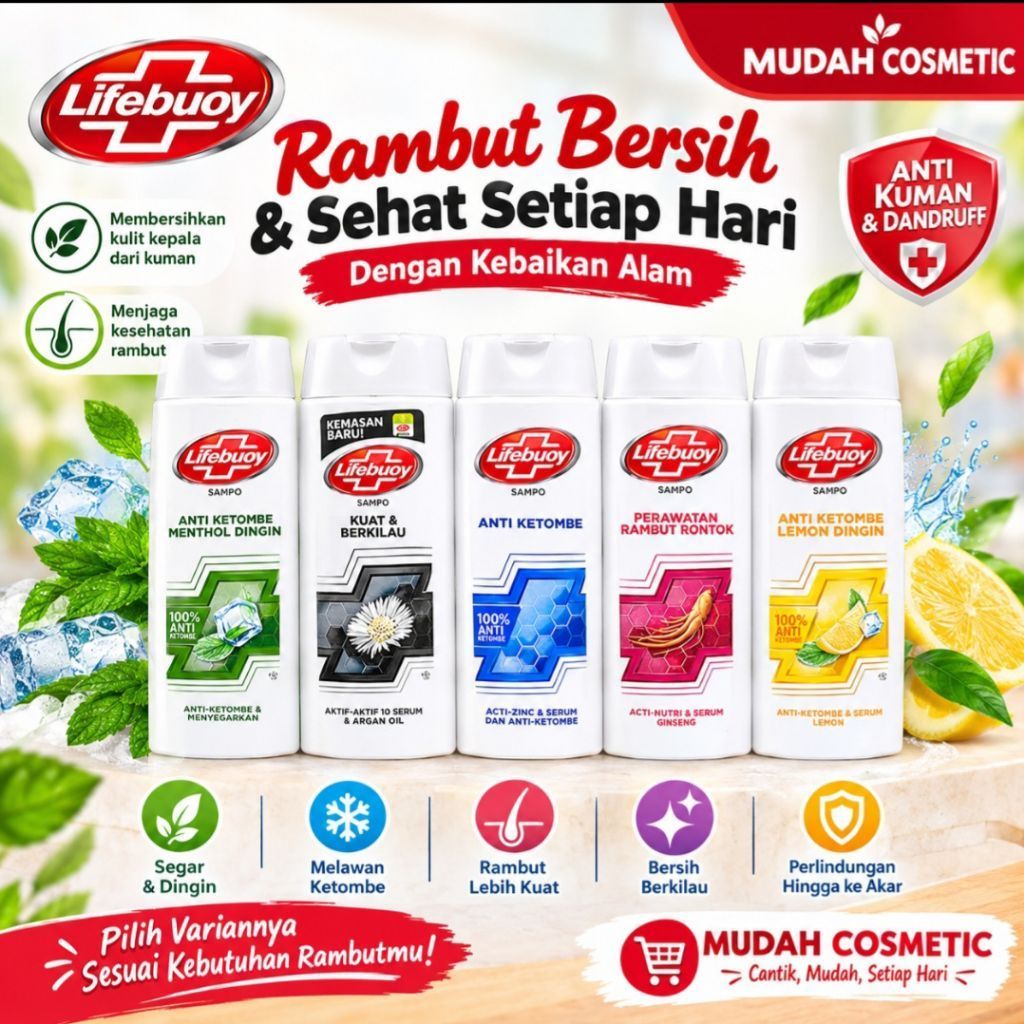 Sampo Lifebuoy  170ml botol besar