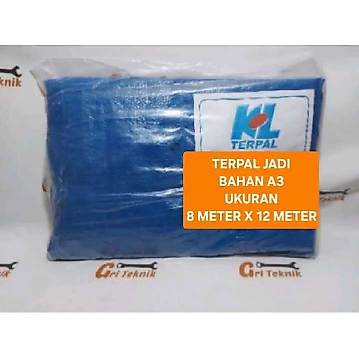 A3-8X12  TERPAL JADI A3 UKURAN 8 MTR X 12 MTR MERK KL / TENDA JADI A3 8X12