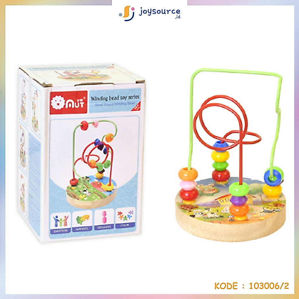 Winding Bead Toy Series / Beads Wire / Mainan Bayi - Mainan Pendidikan
