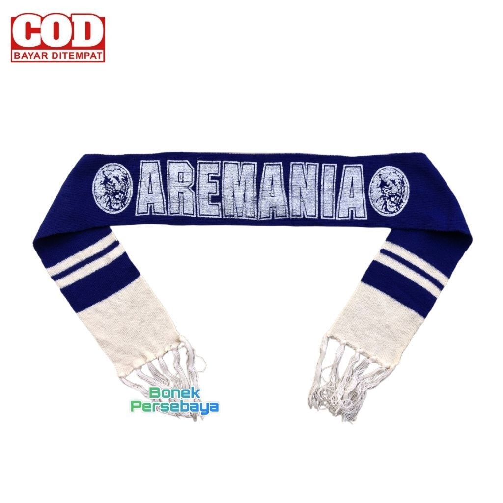 Syal Arema Malang - Supporter Aremania Stadion