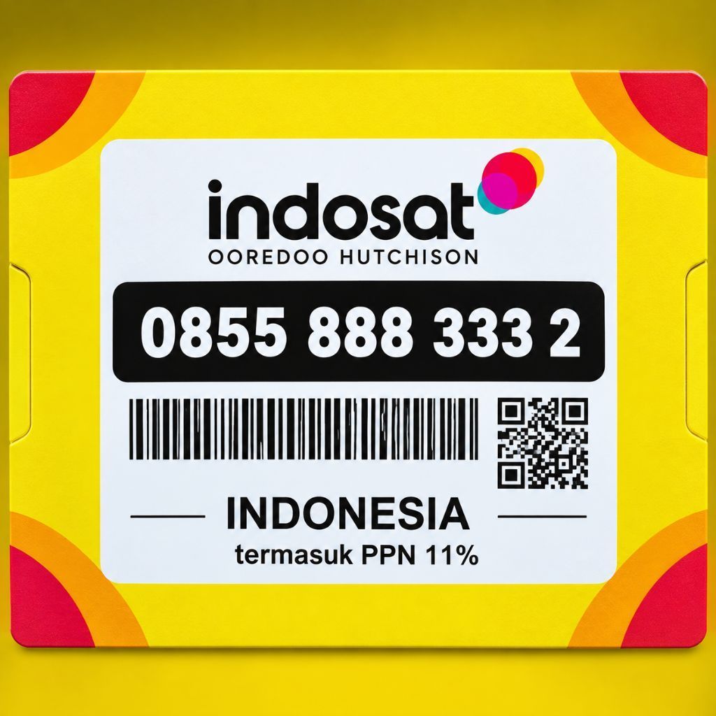 Perdana Nomor Cantik Indosat 11 (888 333x)