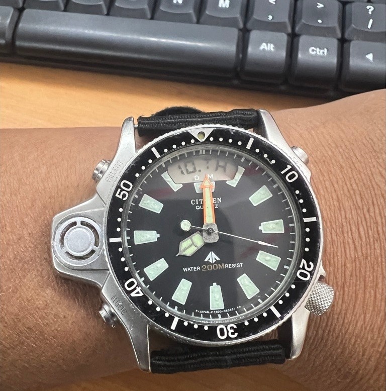 Citizen Aqualand Ana Digi Gen 1 cal. c020 ca. 80’s