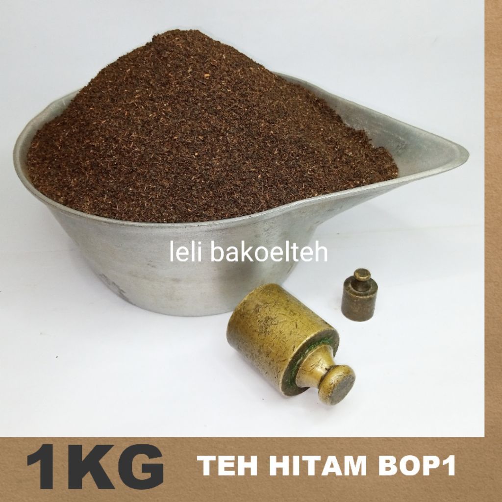 Teh hitam BOP1 black tea hitam pekat 1kg premium best seller cocok sajian es teh