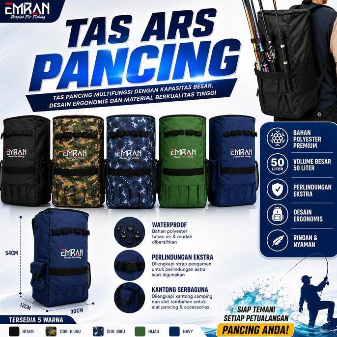 Tas Joran Pancing Punggung Kotak tas joran tegek tas pancing tegek