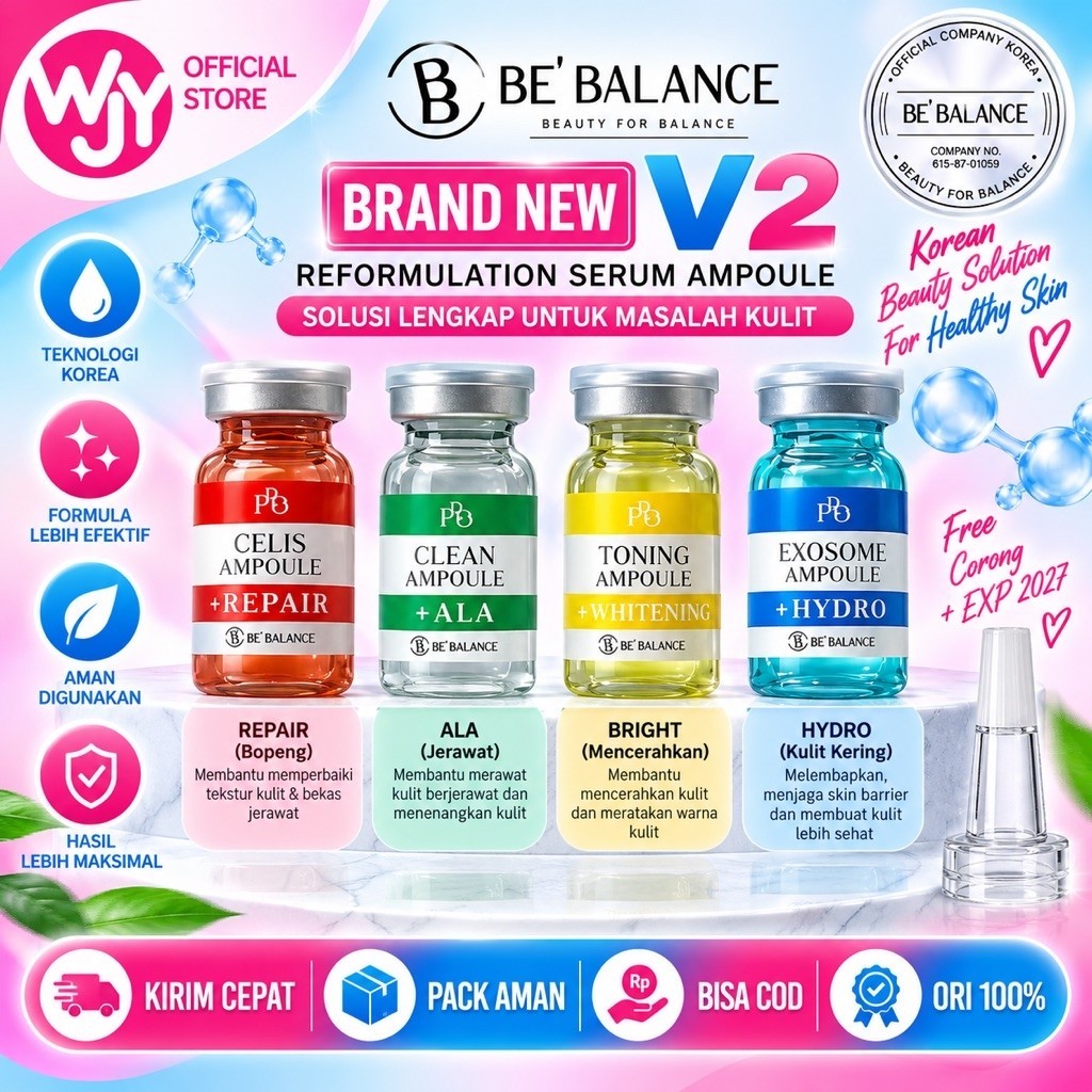 BE BALANCE REPAIR / BRIGHTENING / ALA / HYDRO SERUM BOPENG