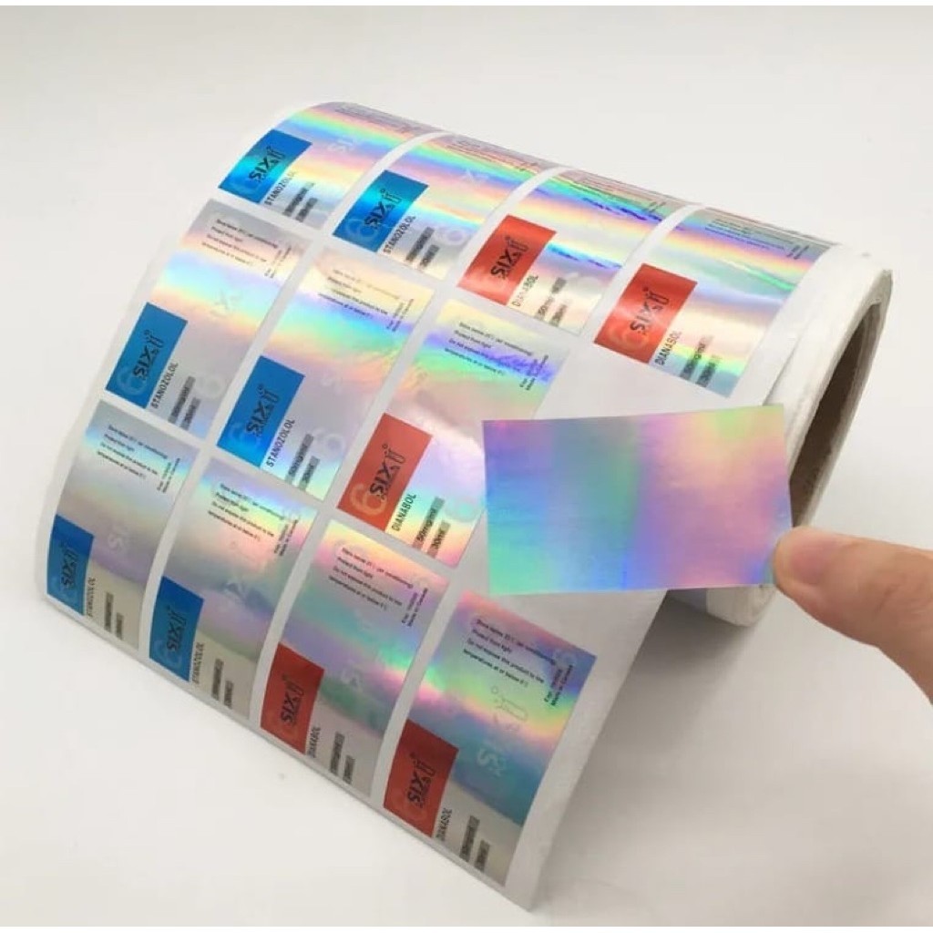 CETAK STICKER A3 ROLL HOLOGRAM/CETAK CUSTOM/HARGA MURAH