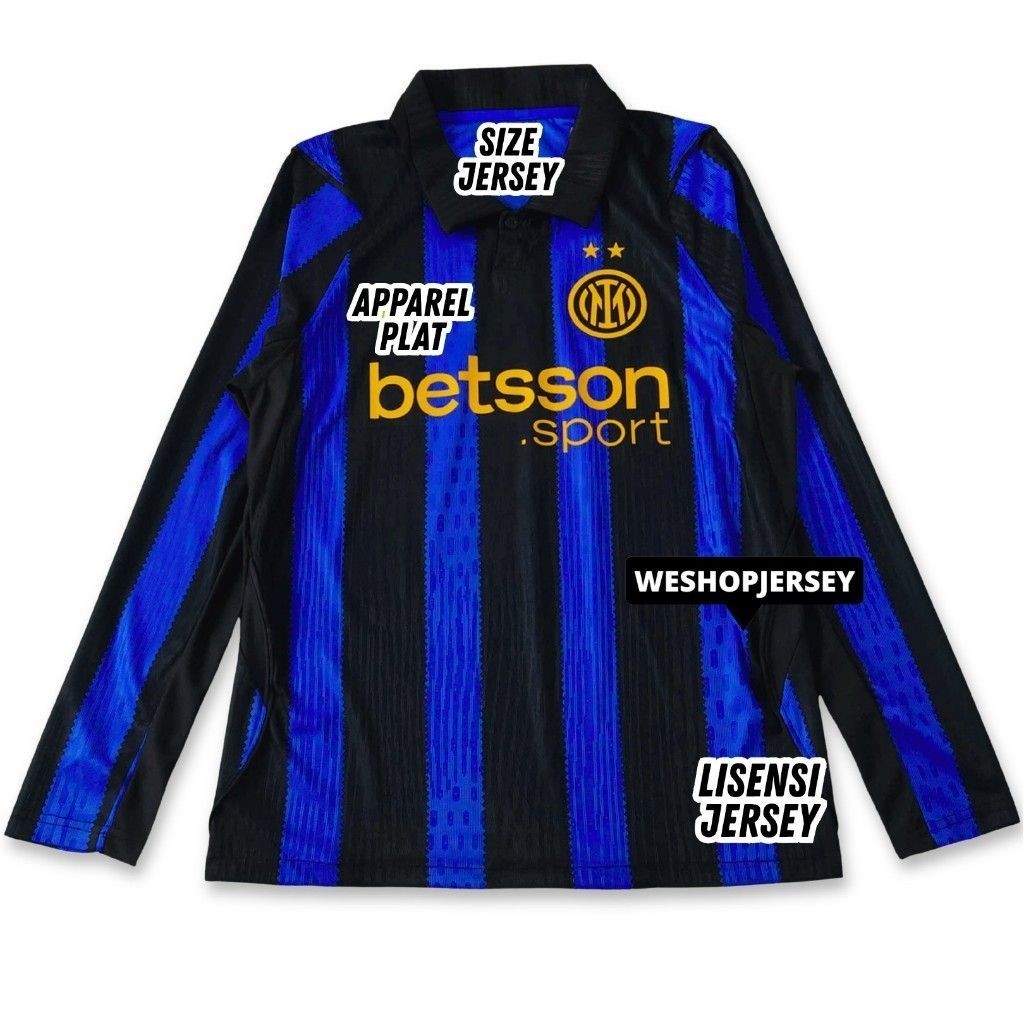 PLAYER ISSUE Jersey Inter Milan Home 2026 2027 - Jersey Inter Lengan Panjang Terbaru High Quality