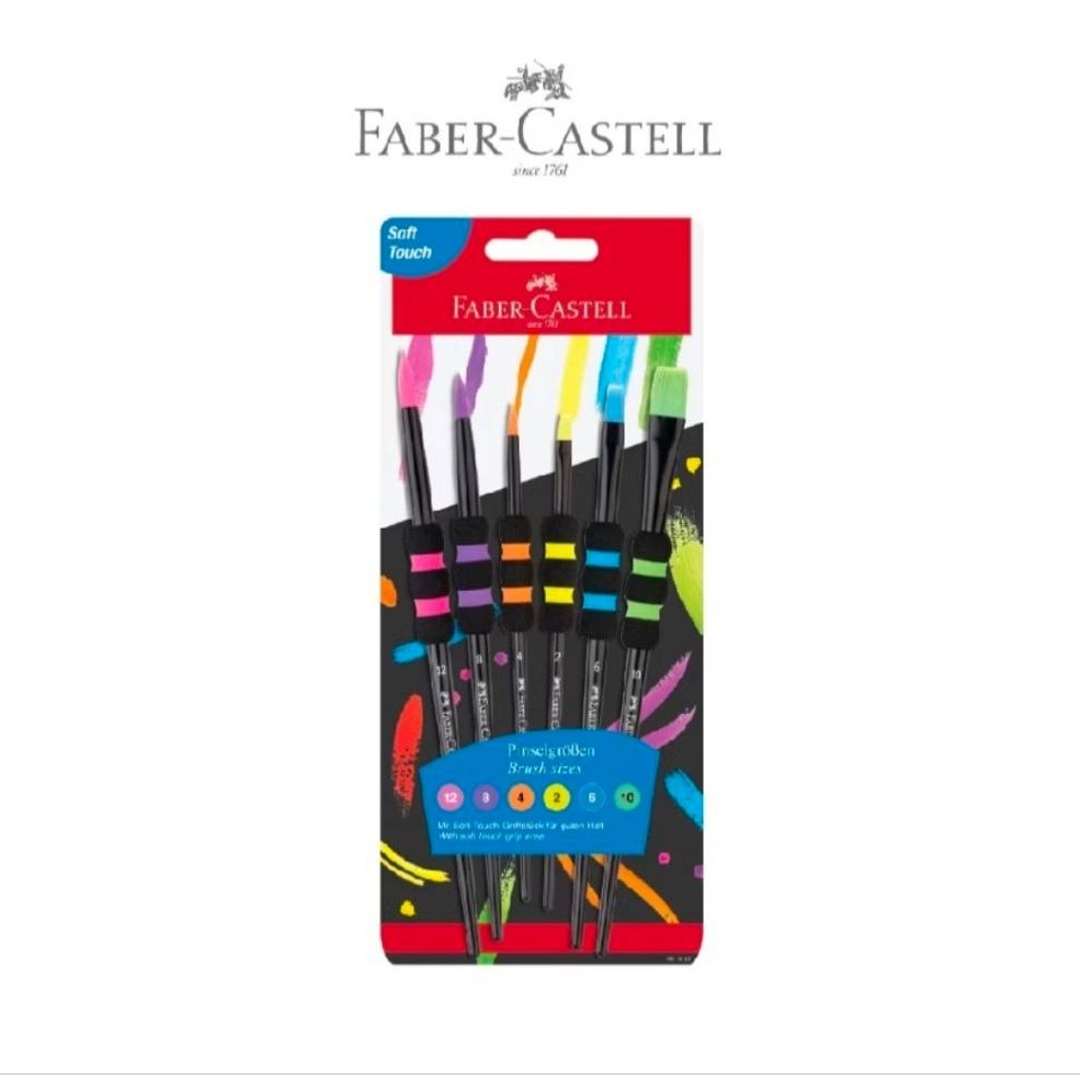 KUAS SET FABER-CASTELL/GRIP BRUSH SET FABER-CASTELL (481622)
