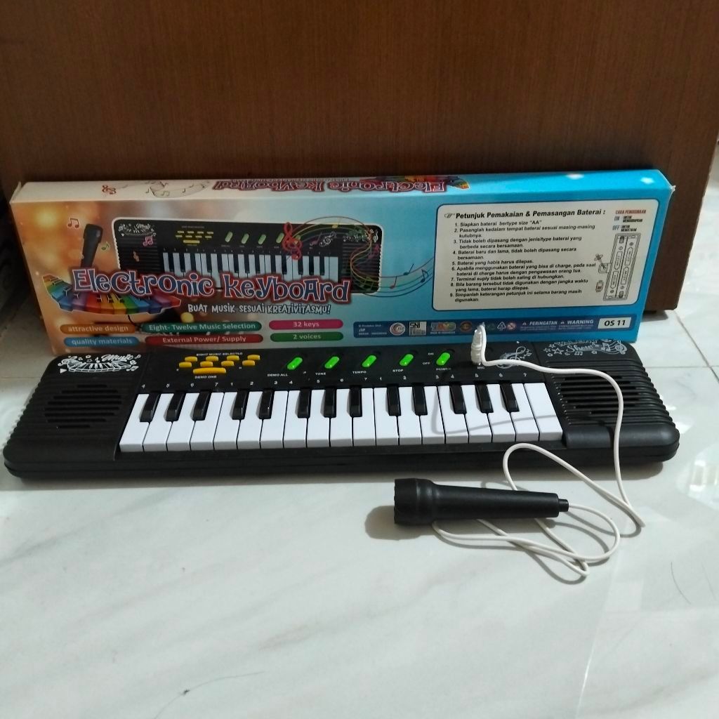 Mainan Pianika  Microphone anak anak