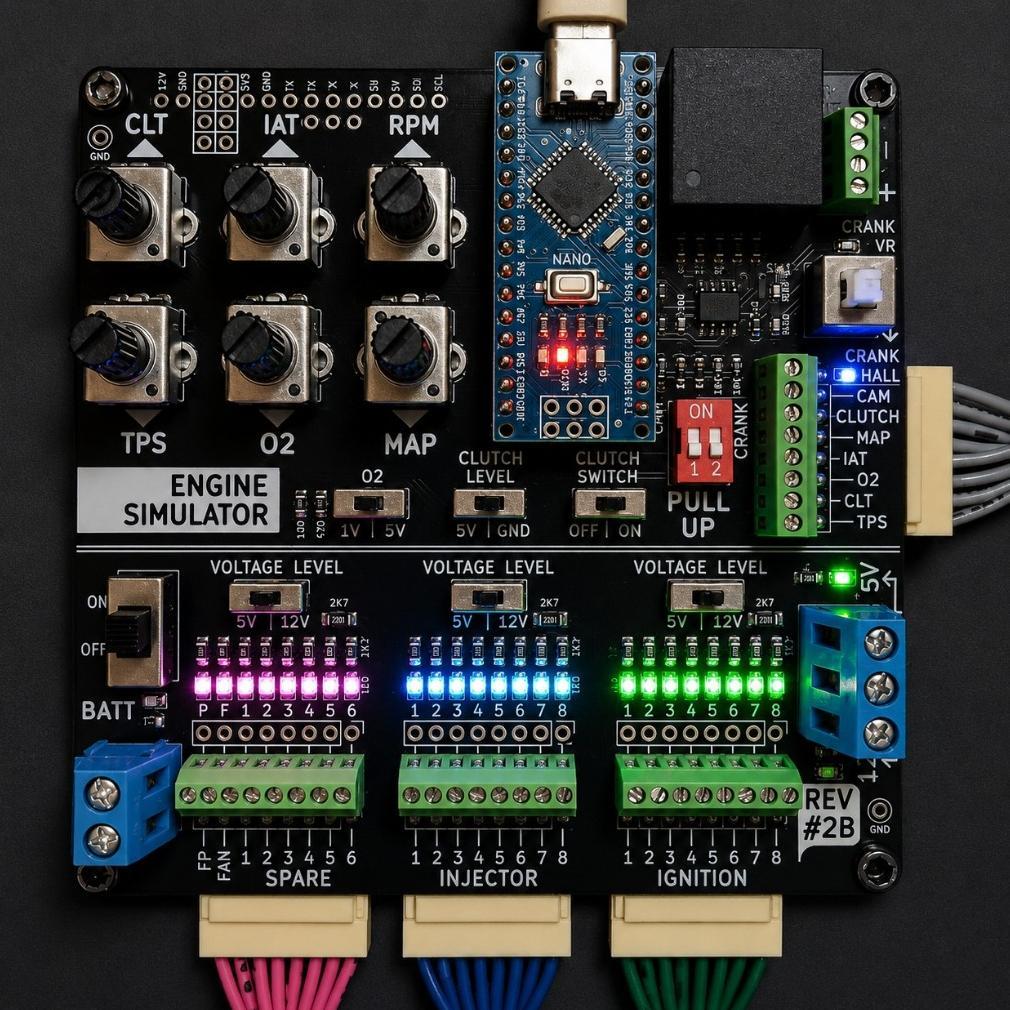 Universal Engine Simulator ECU Tester Perbaikan ECU Service ECU powered by Ardustim Best