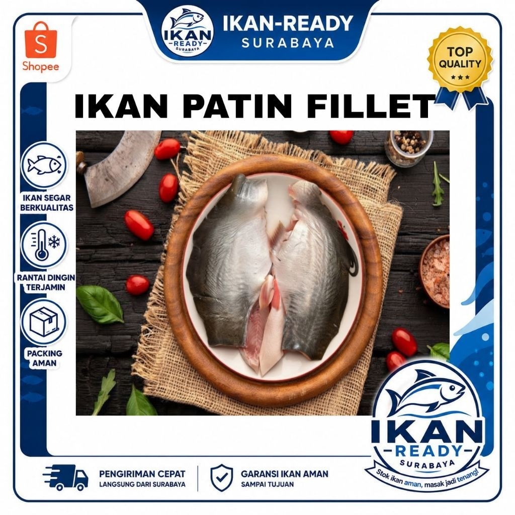Ikan Patin Fillet Super | Dori Patin Fillet Beku Frozen Premium Halal Surabaya