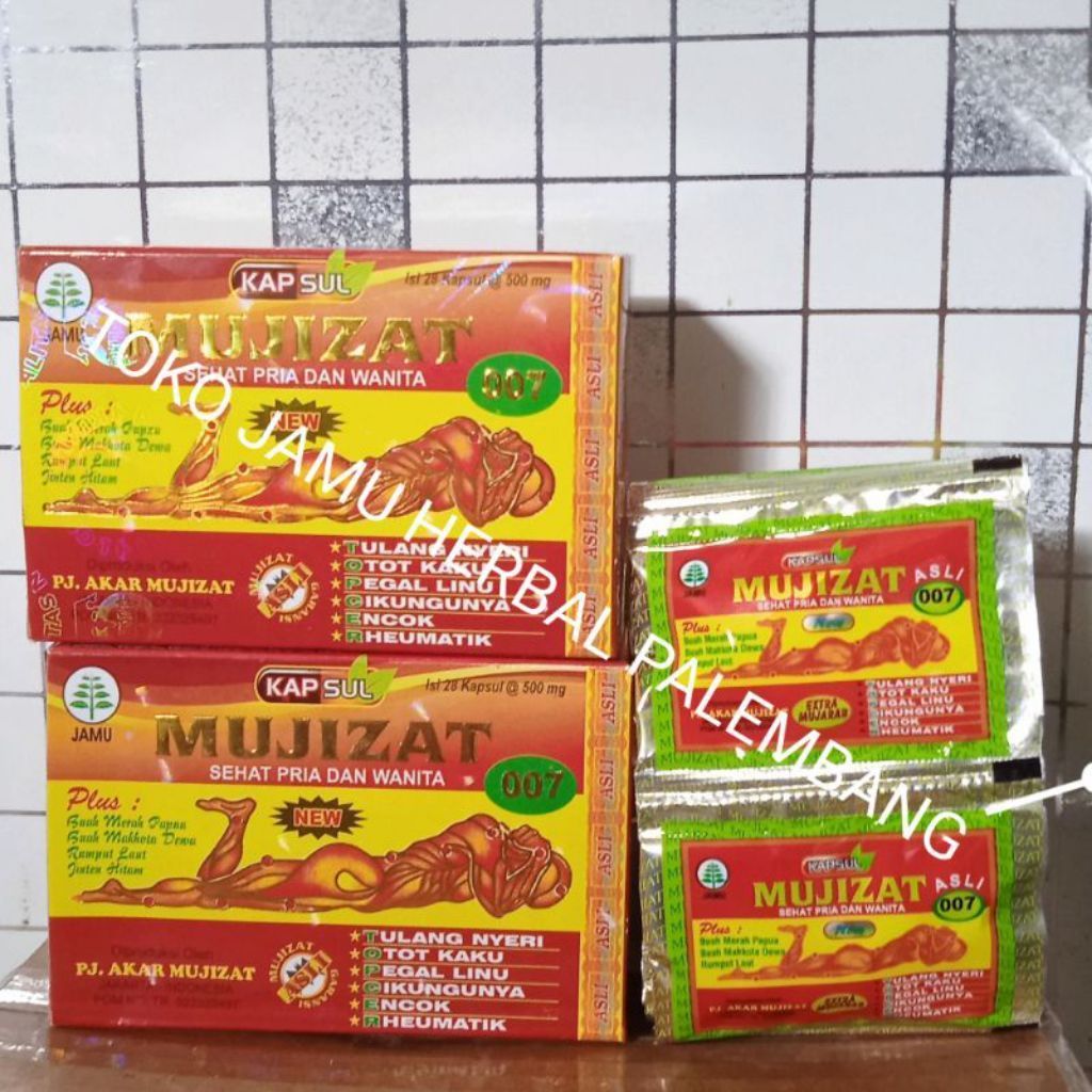 Kapsul Mujizat 007 Asli OriginaI 100% Hologram