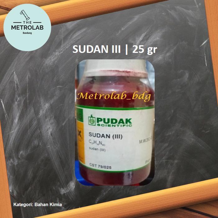 Sudan (III) | C22H16N4O | 25 g/botol | Bahan Kimia Laboratorium