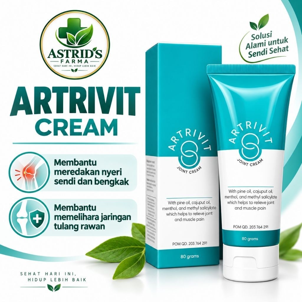 Artrivit Asli Cream Sendi 100% Original 80g BPOM