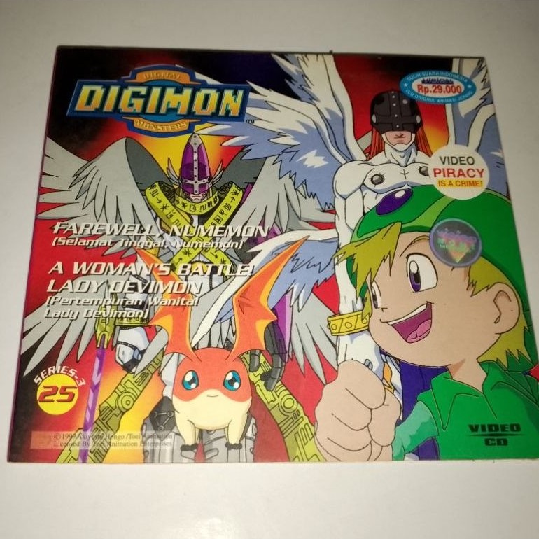 VCD Digimon Seri 25 Original