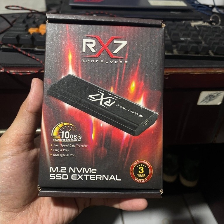 SSD M2 NVME EXTERNAL 256GB RX7