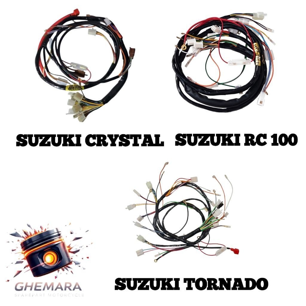 KABEL BODY SUZUKI CRYSTAL. SUZUKI RC100. SUZUKI TORNADO