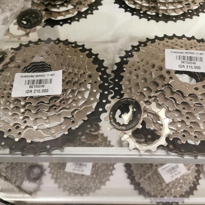 sprocket sunshine Taiwan 9speed rode bike mtb 11 23t ke 11 50t