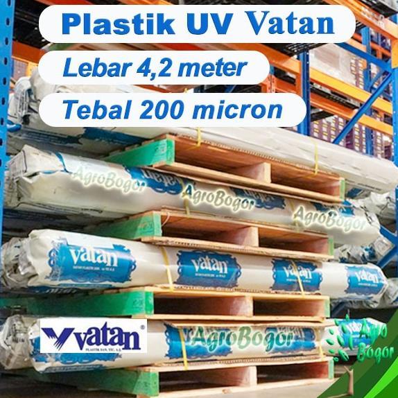 Plastik UV Vatan Lebar 4 meter, Plastik UV Vatan eceran