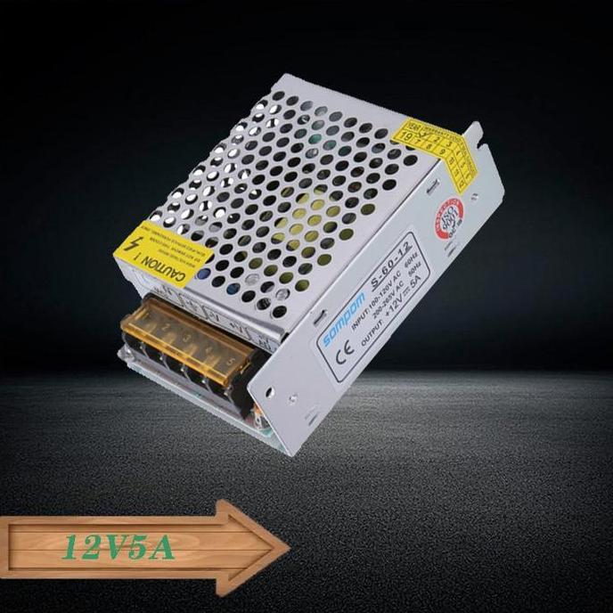 Adaptor 12V 5A Switching Power Supply 60W 12V5A