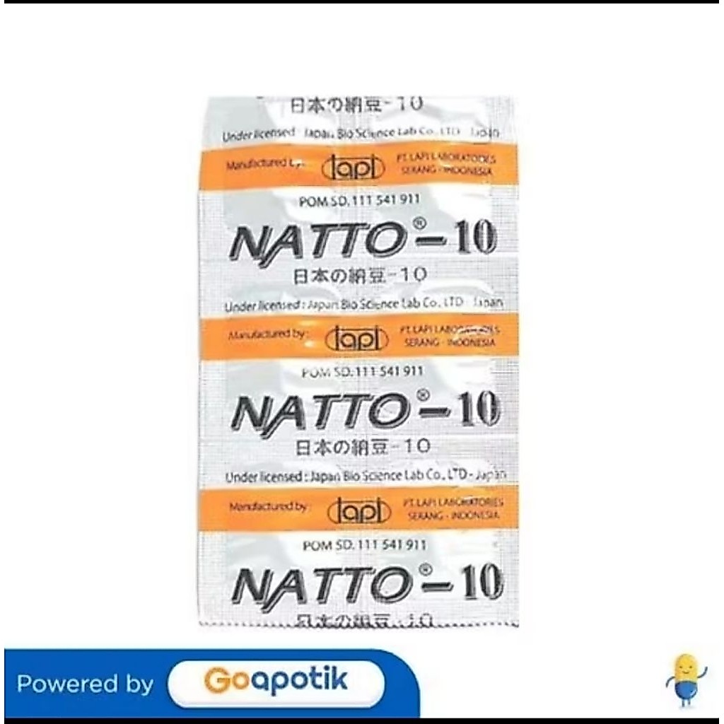 Natto-10 Strip Isi 6 kaplet