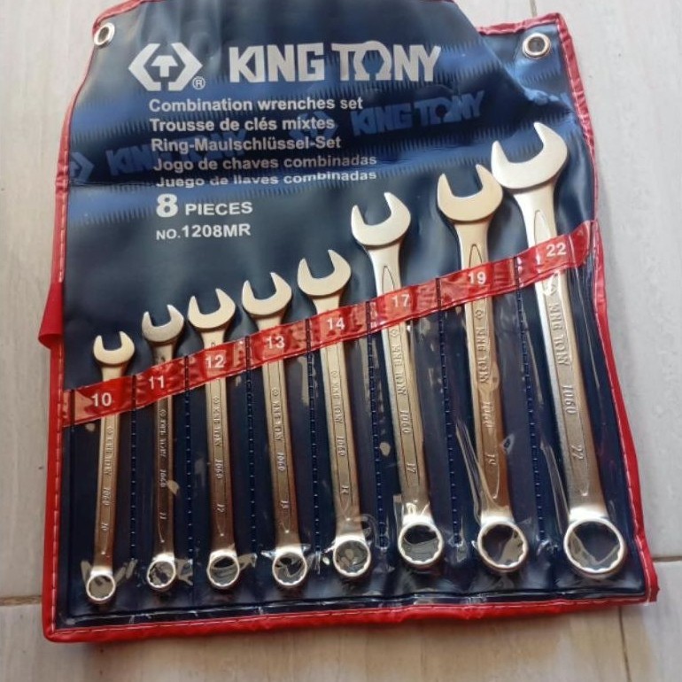 kunci ring pas king tony 8 pcs