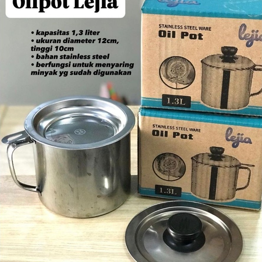 OILPOT LEJIAN STAINLES UK1,3L