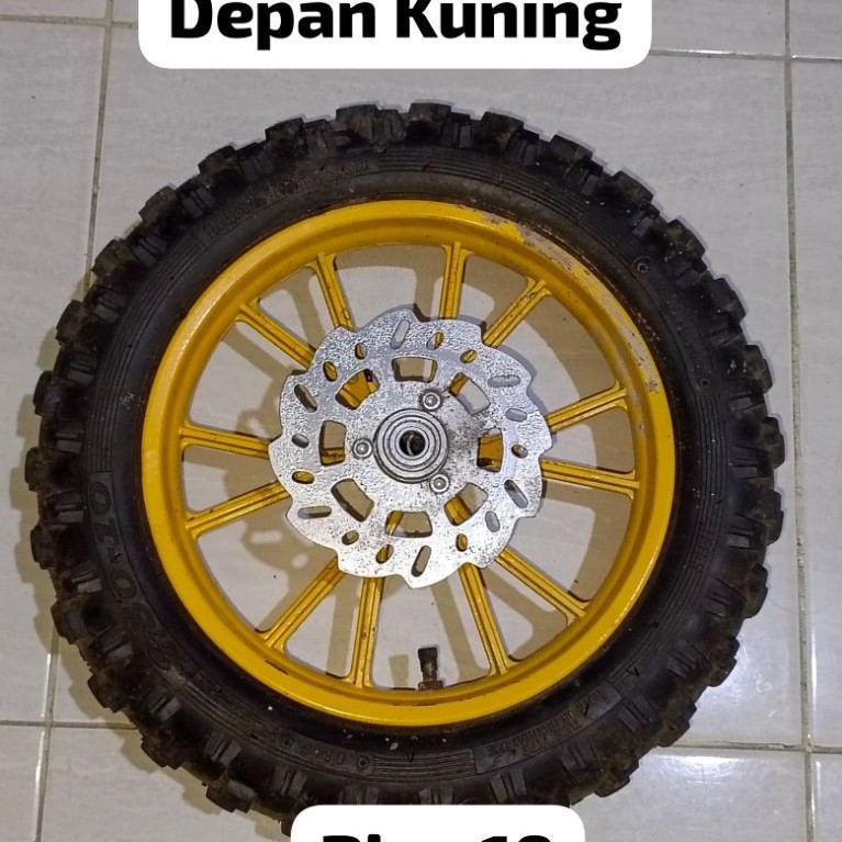 Ban + Velg Motor Trail Mini 2.50-10 Second bekas