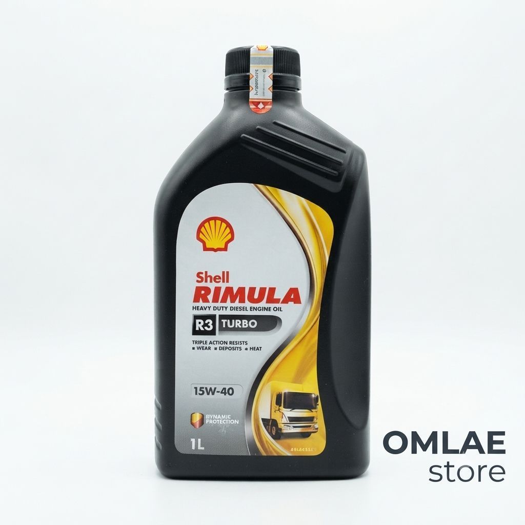 Oli Shell Rimula R3 Turbo 15W-40 Diesel 1.Liter Oli Mesin Solar