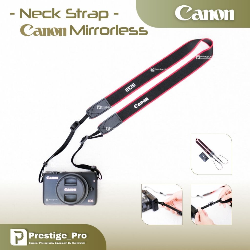 Tali Strap Camera Canon Mirrorless / Tali Strap Canon Mirrorless Kecil (2,5)