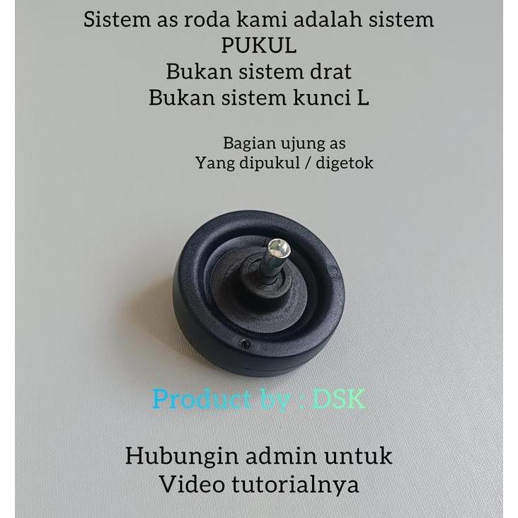 roda koper pengganti roda replacement roda koper fiber 360