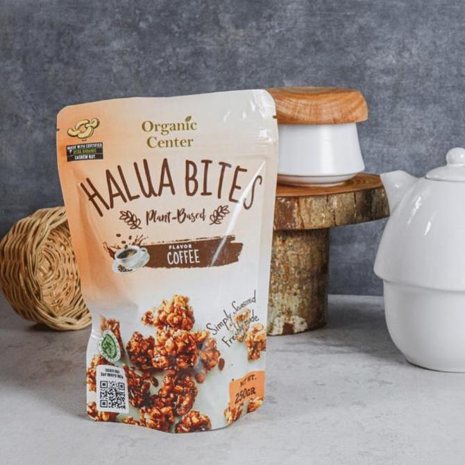 Vegadasama8 - Organic Center - Halua Coffee 65Gr - Cemilan Diet - Kacang Mete