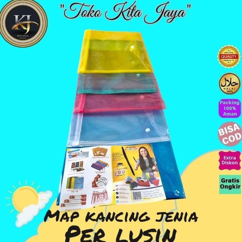 Map Kancing Plastik  F4