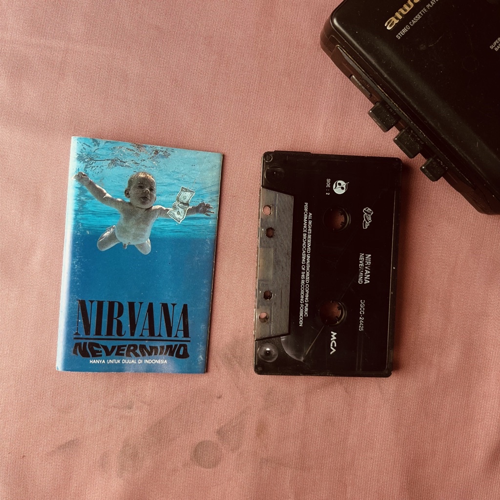 Kaset Pita Nirvana Nevermind Rock Barat Original