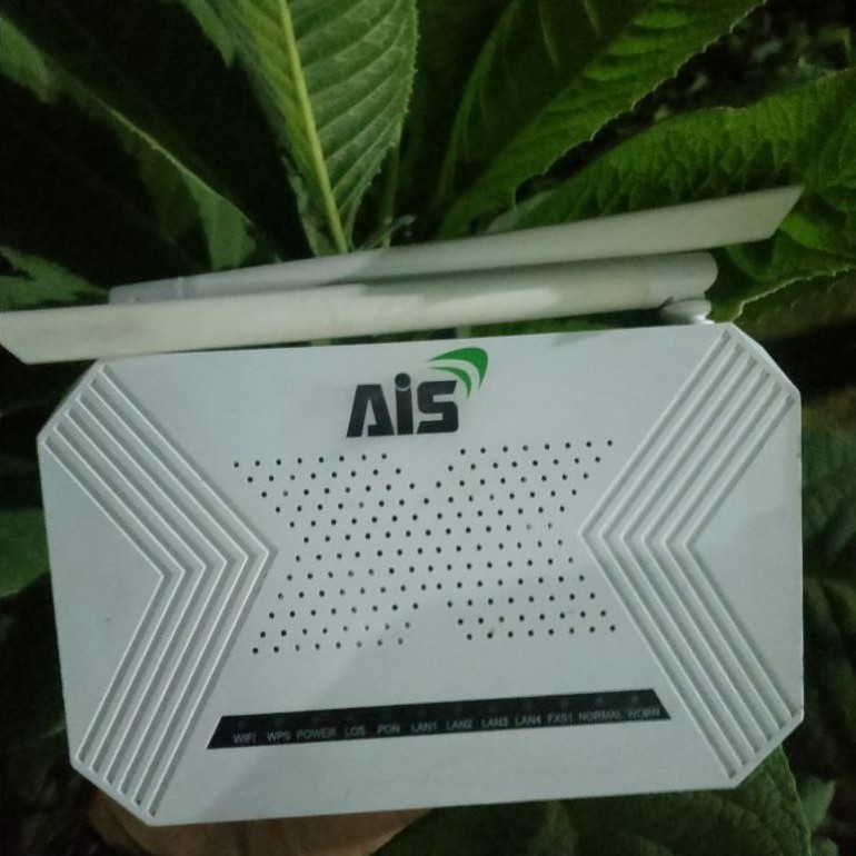 Router Wifi XPON ONU AIS AIS-ON3W1X DFB4 Normal port Biru tanpa adaptor second Cessing bersih