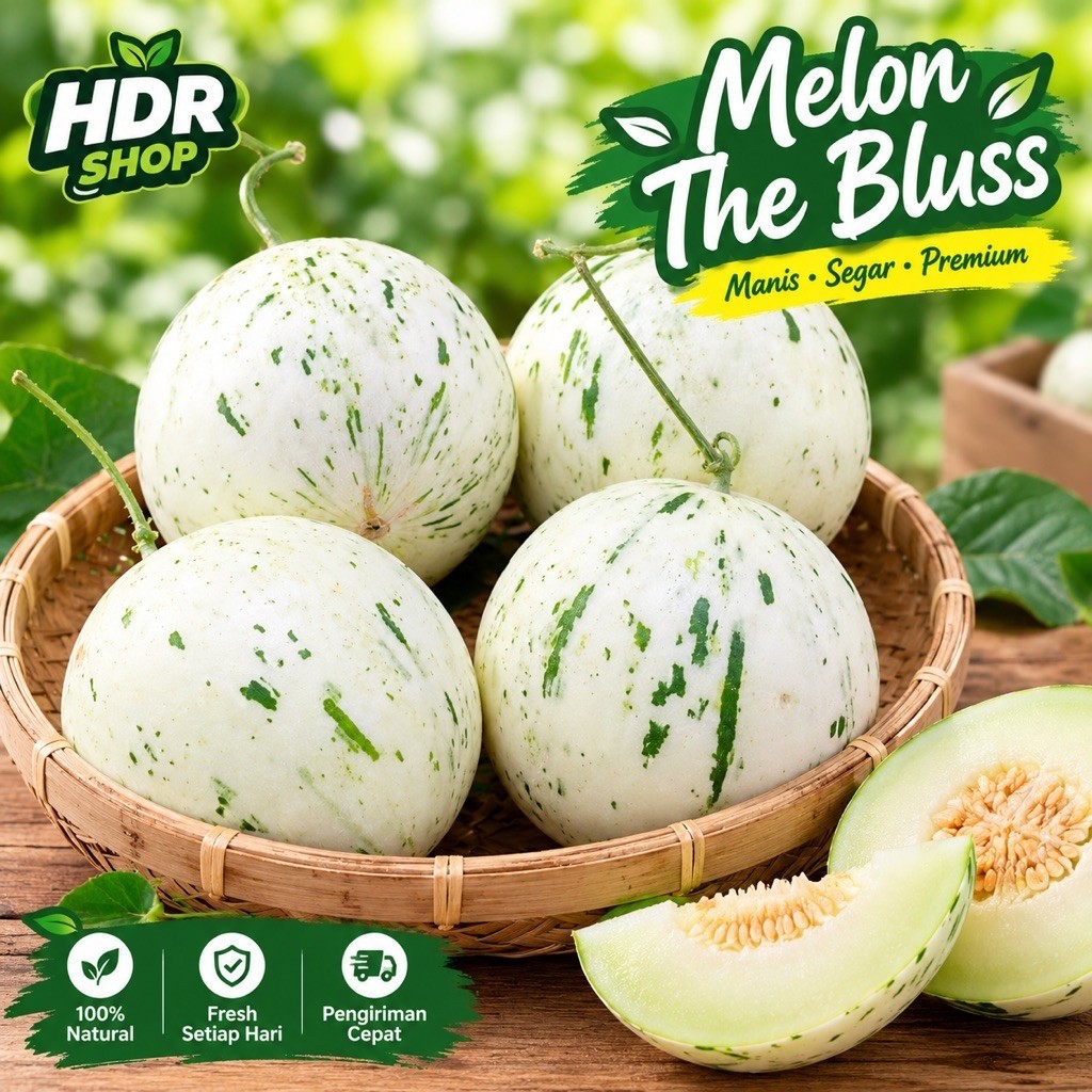 melon dalmation 1,5 kg premium dijamin manis
