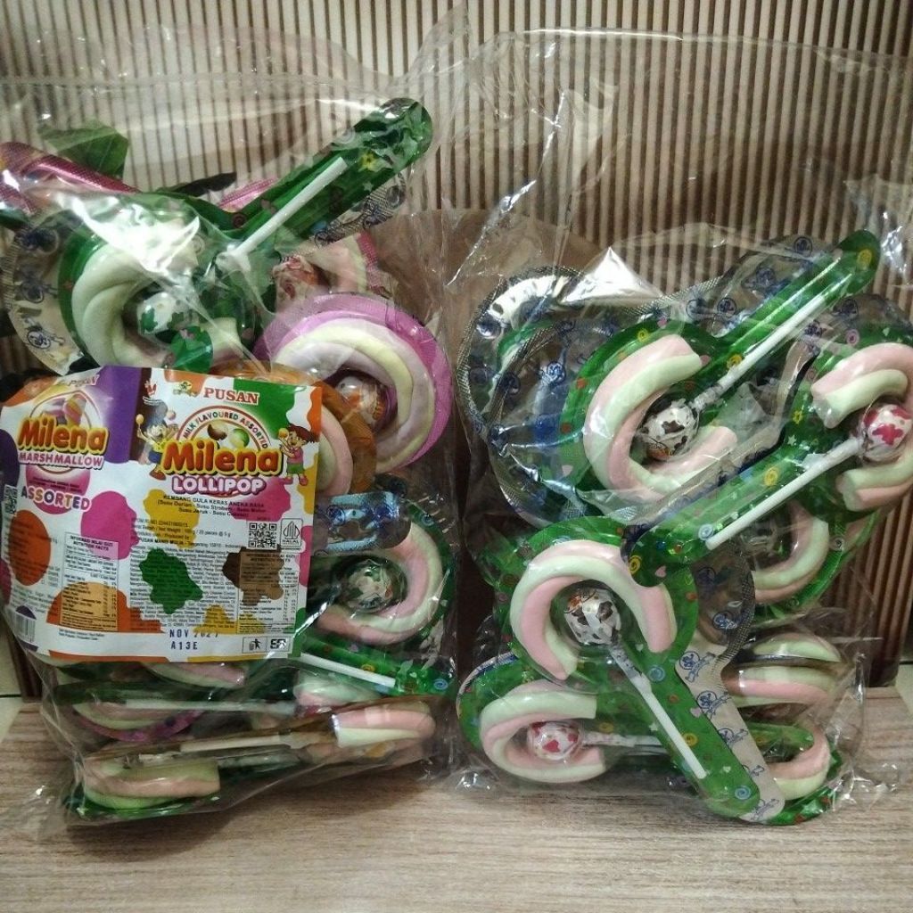 Milena Lollipop Pusan isi 20 pcs Halal