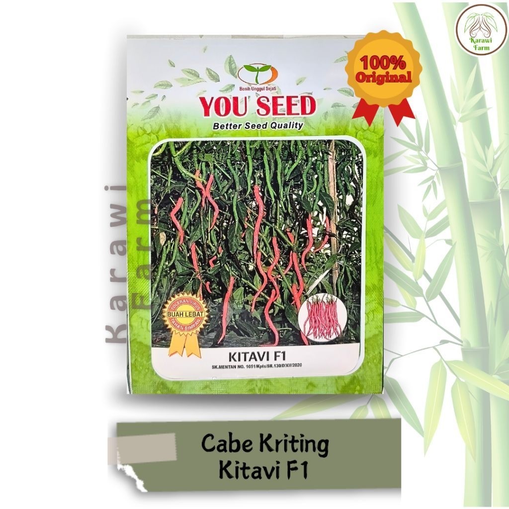 Benih Cabai Keriting Kitavi F1 10 gram - You Seed