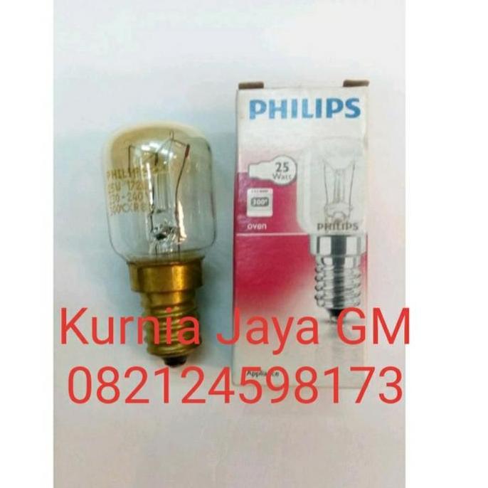 Philips Lampu Oven 220volt 25watt / Lampu Oven Philips E14 25watt