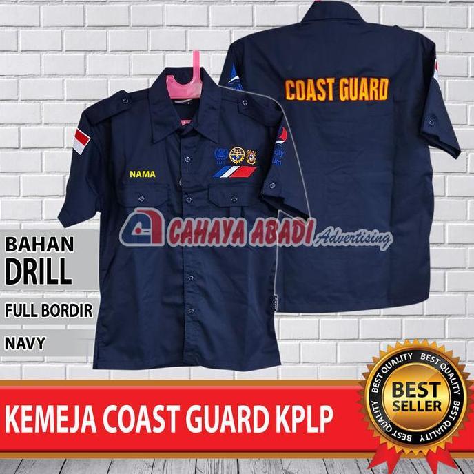 Terbaik Kemeja KPLP Coast Guard Seragam KPLP Coast Guard Baju KPLP Coast Guard Terimakasih
