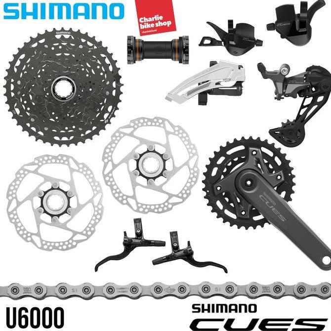 Groupset SHIMANO CUES U6000 2x11 Speed - Groupset Flatbar