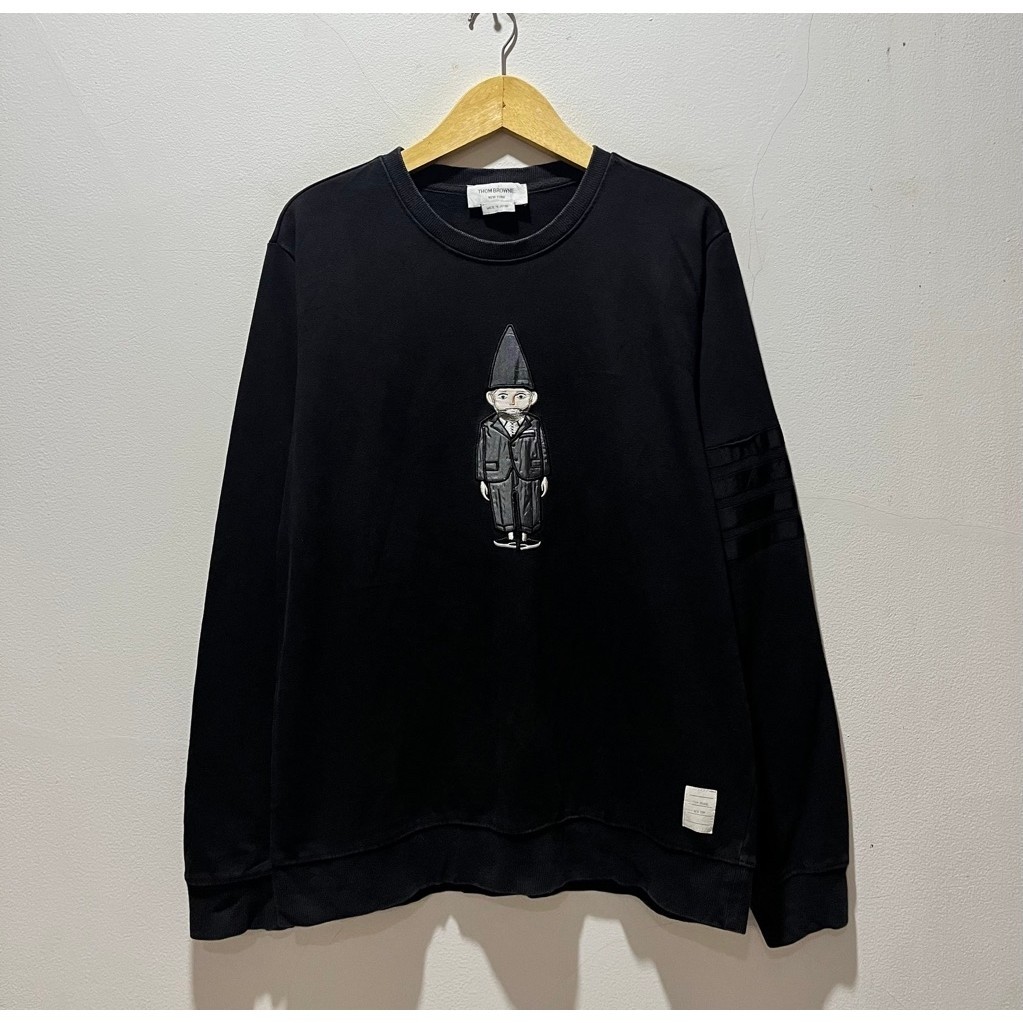 Crewneck THOM BROWNE 4-Bar GNOME INTARSIA / Sweatshirt THOM BROWNE