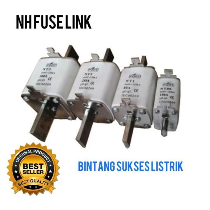 Pilihan - Original Fuse Link Nh Nh-0 Nt Fuse Nh0/C 50A 63A 80A 100A 125A 160A