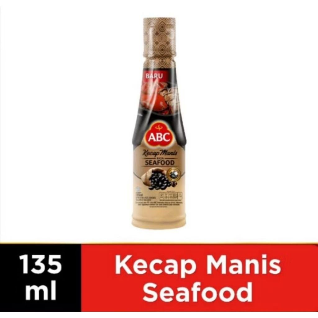 Promo kecap Manis ABC Seafood/daging asap botol 135 ml.(DAPAT 2 BOTOL)