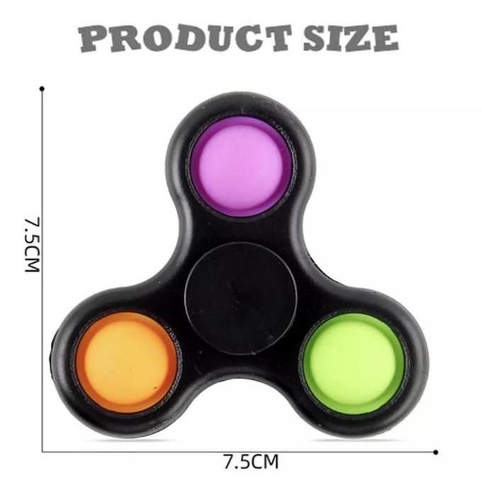 FERLANDO.OLANDRA - FIDGET SPINNER POP IT SIMPLE DIMPLE MAINAN ANAK TIKTOK FIDGET TOYS TOY